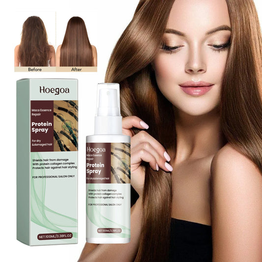 100ml Protein Leave-In Hair Care Spray Herbal Extract Moisturizing Deep Gentle Hair Care Oil Suitable For Dry And Damaged Hair
