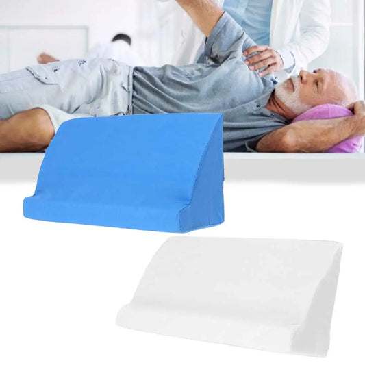 Breathable Nursing Cushion Paralyzed Patients Nursing Cushion Skin Friendly Anti Bedsore Care Triangular Pad (50 x 25 x 15cm)