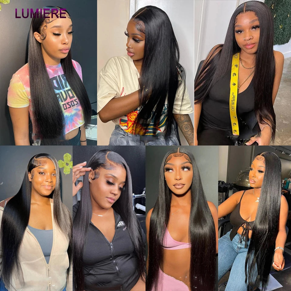 8-30 '' Wholesale Bone Straight Human Hair Bundle With Closure Frontal HD Transparent Peruvian 100% Raw Virgin15A Hair Extension