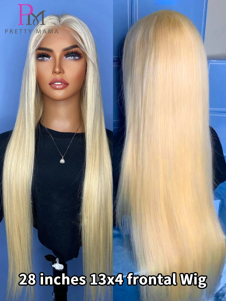 613 Blonde 13x4 13x6 360 Hd Lace Frontal Wig Brazilian Bone Straight Lace Front Wig 100% Color Human Hair Wigs On Sale Clearance