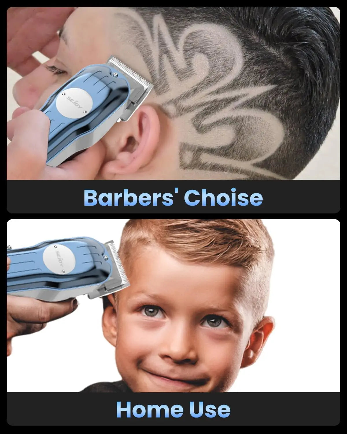 Professional Hair Clippers for Men Cordless Clippers and Trimmers Grooming Set  Haircut Machine  for Family