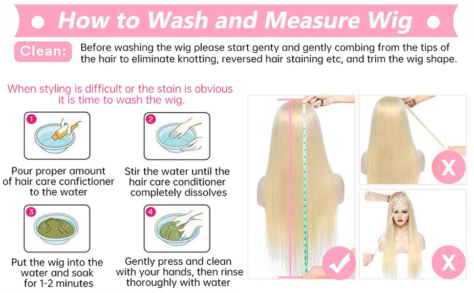 30 40 46 Inch 613 Bone Straight Human Hair Wig Colored Honey Blonde 13x6 HD Lace Frontal 13x4 Front Wigs 100% Raw Human Hair Wig