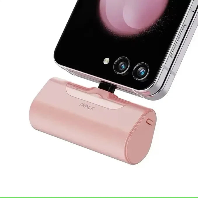 iWALK 4500mAh TYPE - C Capsule Powerbank: Fast - charge for iPhone 15/16, Samsung S24/S23 & Android. Portable & compact.