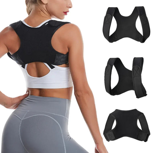 Adjustable Back Posture Corrector Neck Back Support Belt Shoulder Brace Support Belts Adult Invisible Hunchback Prevention Belts
