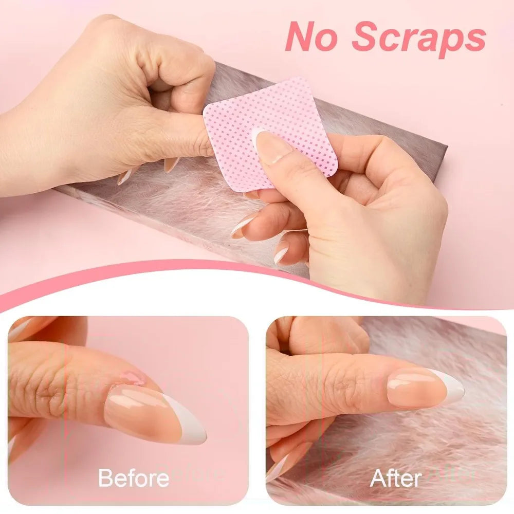 540PCS Nail Supplies Nail Polish Remover Wipes, Super Absorbent Soft Nail Wipes for Fingernail Polish Remover Fast shipping
