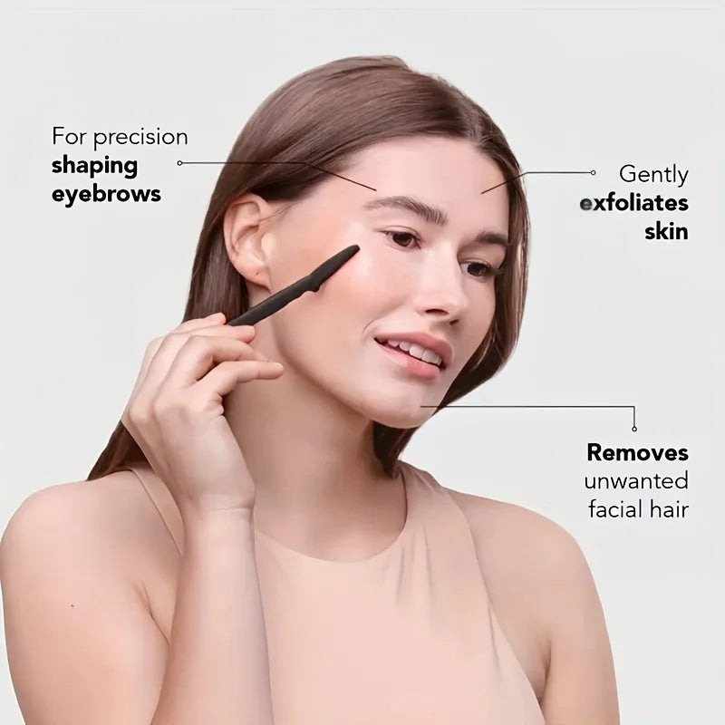 3/5/6/12/24Pcs Multifunction Eyebrow Razor Kit - Precise Trimming, Shaping,Facial Hair Removal Tool with Easy Grip Handle