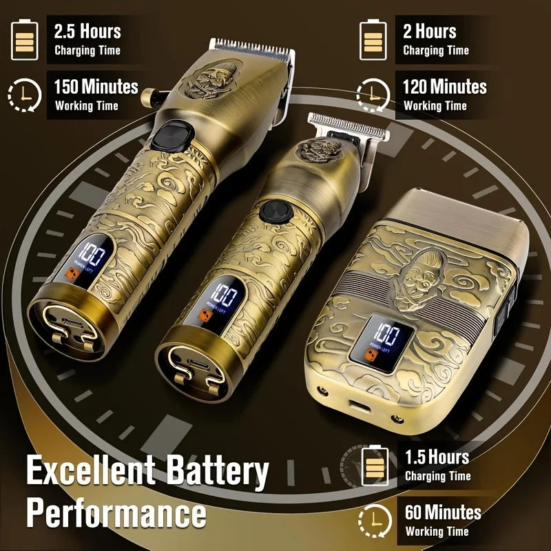 Barber Tool Set, Barbershop Supplies, Hair Clipper, Hair Clippers for Men Professional