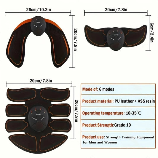Abs Stimulator, Abdominal Toning Workout for Abdomen/Arm/Leg, Workout Equipment for Men Women ﻿