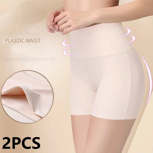 2PCS Safety Short Pants Protective Shorts Under The Skirt Underskirt Pants Cyclist Woman Skirt Underpants Ladies Shorts AQK01