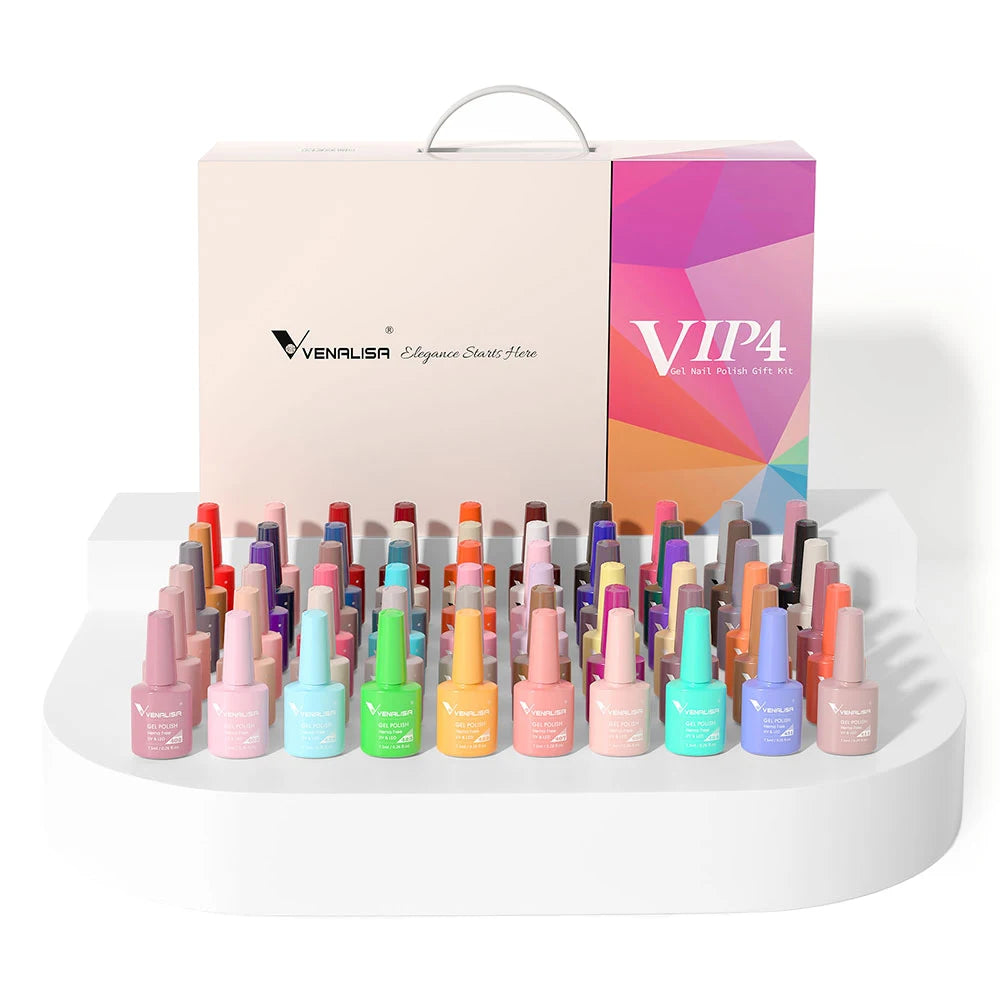 Venalisa New Color VIP Gel Nail Polish Kit Enamel Vernish Color Gel Polish for Nail Art Design Whole Set Nail Gel Learner Kit