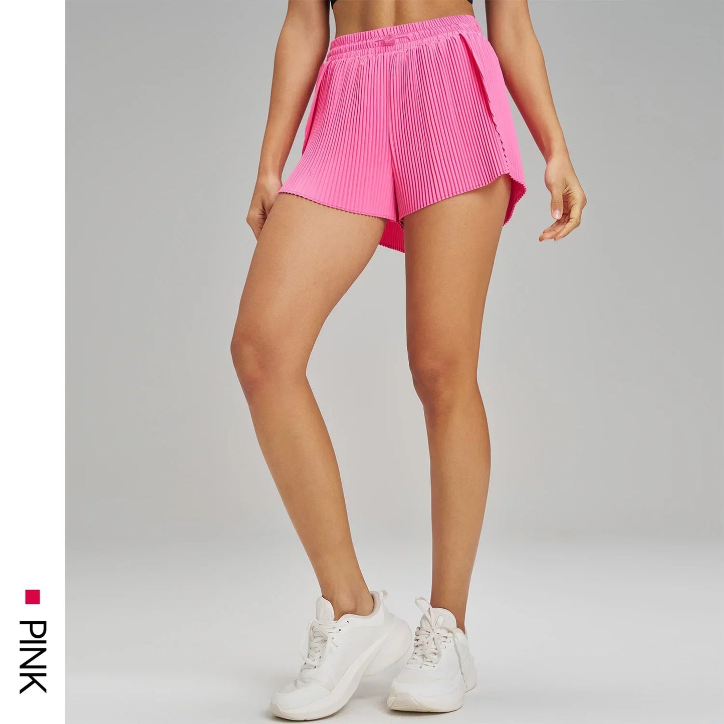 Sports Outdoor Fitness Yoga Shorts Fake Two Pieces Pleated Skirt Pants Breathable Quick Dry Three Point Pants Yoga Skirt