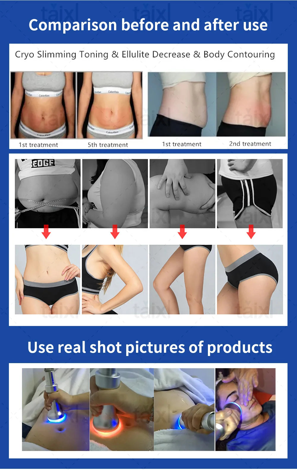 NEW 4 in 1 Cold Hot Instruments Firming Cryo TShock Body Slimming Machine Cooling Sculpture Freezing Fat Removal Tightening Crio