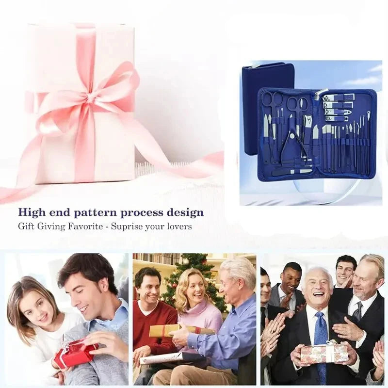 30 in 1 New Manicure Cutters 30 Pcs Nail Clipper Set Household High-quality Steel Manicure Kit Nail Clippers Pedicure Nail Sciss