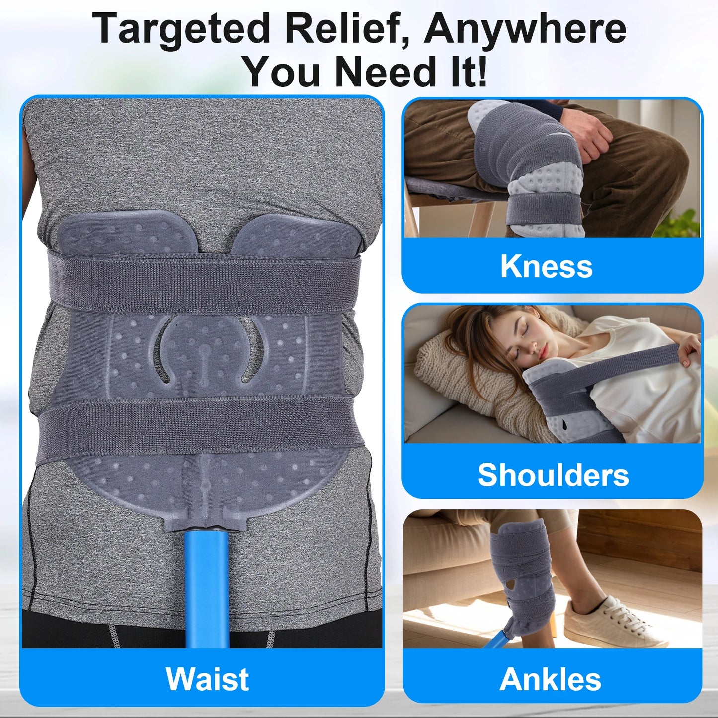 Ice Therapy Machine System for Knee After Surgery, Cold Therapy Machine Knee Replacement Recovery System, Cryotherapy Unit for S