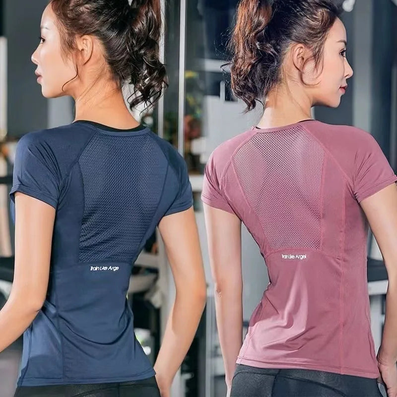 Women's Sports Wear For Fitness Running Jogging Seamless Long Sleeve Gym Woman Sport Shirt Yoga Top Female Workout Tops T-shirt
