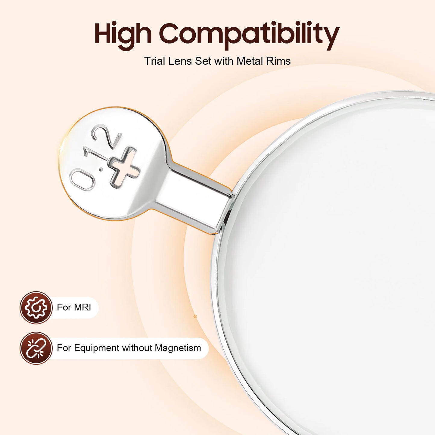 266pcs Optical Trial Lens Set Optometry Kit, Optometrie Metallrand Linses For Optometrists, Vision Testers