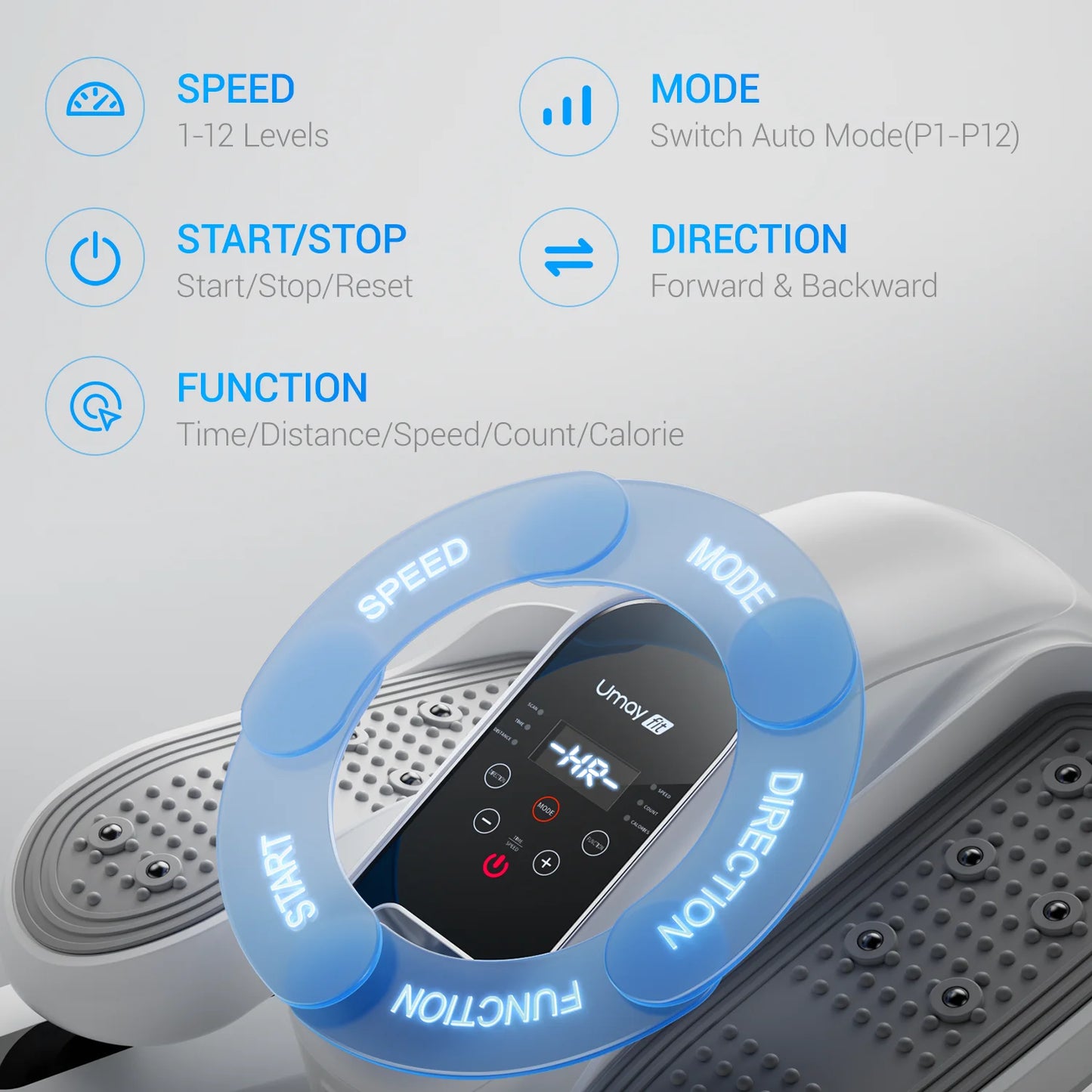 Quiet Portable Under Desk Elliptical for Seniors, Electric Seated Leg Exerciser with Remote – Compact Training Machine