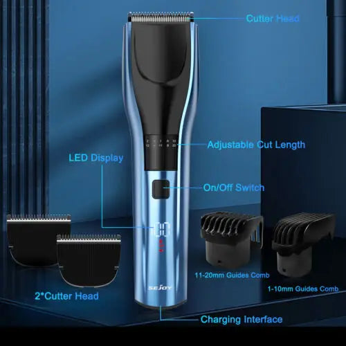 Cordless Professional Hair Clippers  Shaving Machine Men Trimmer Kit Men Cutting Machine Barber Electric shaver