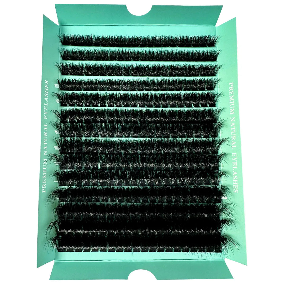1box 96/280 Cluster Lashes 5D Fluffy Thick Eyelash Extension D Volume Mixed 8-20MM Tray Faux Mink Lashes Lash Extension Makeup