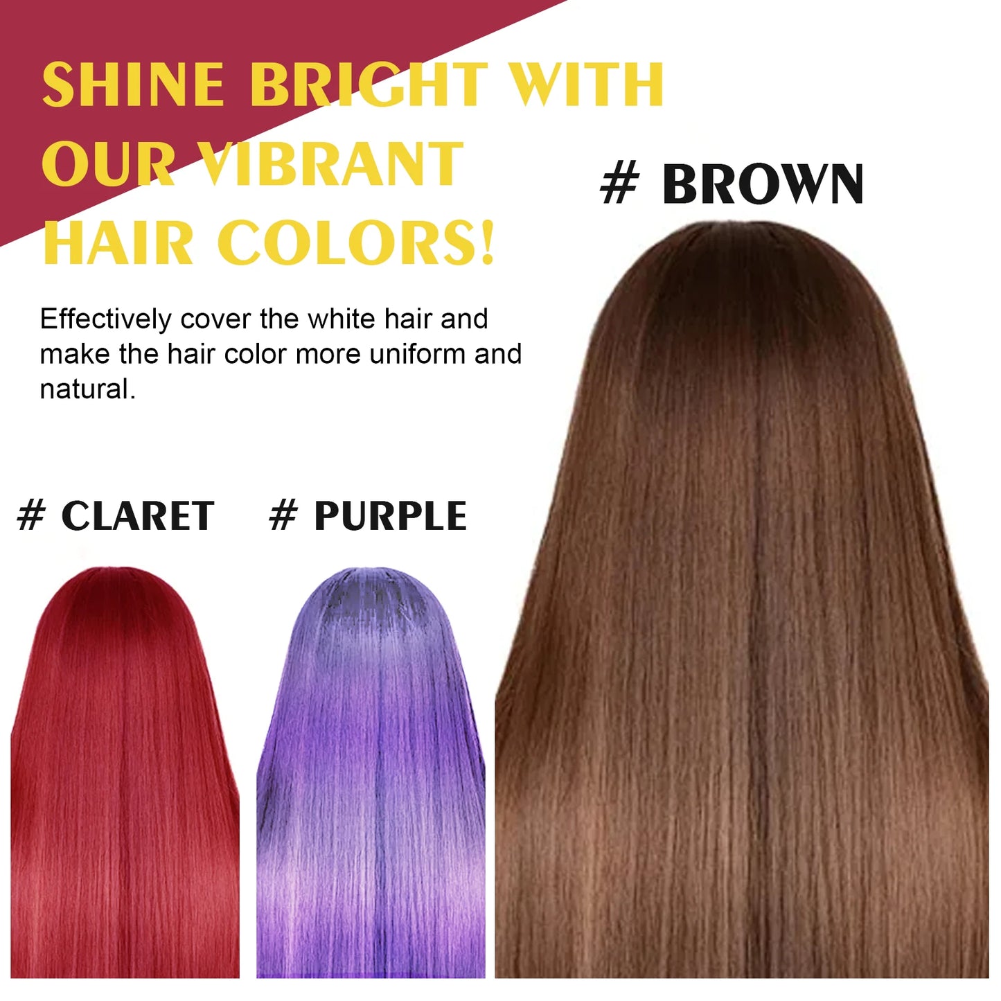 Hair Shampoo Series Gentle Non Irritating Moisturize Scalp Refresh Control Oil.Hair Is Easy To Color Long-Lasting Does Not Fade