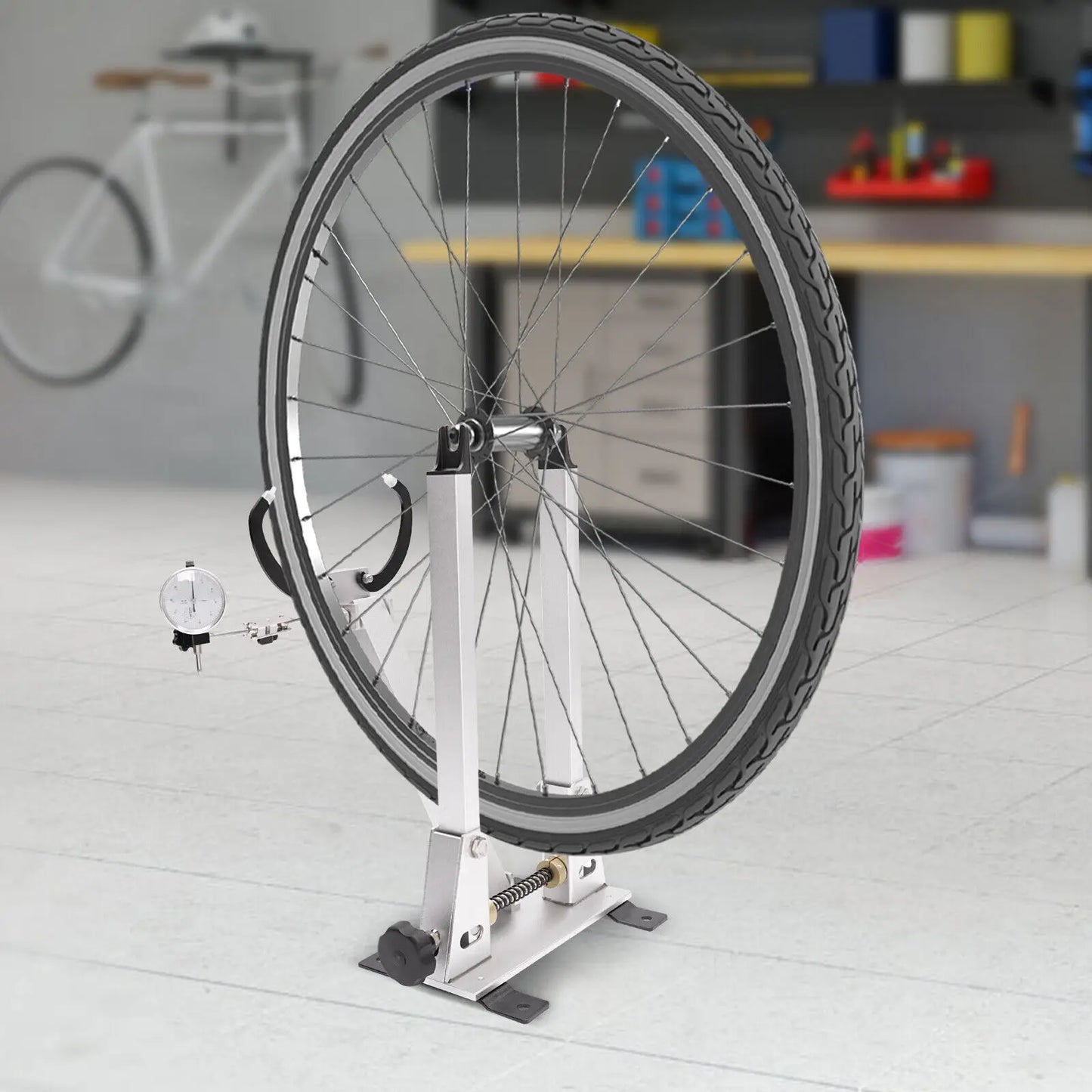 Bike Wheel Truing Stand Set – Professional Bicycle Rim Adjustment Tool for Accurate Biking