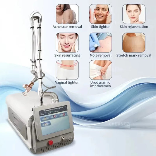 Fractional CO2 Laser Equipment  4d Fotona Mini Skin Stretch Marks Treatment Device 60w Pigment Removal Face Lifting BeautyDevice