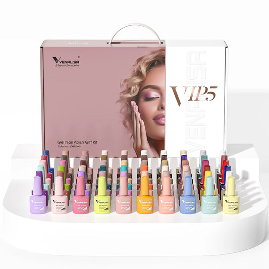 VENALISA VIP4 Kit Nail Gel Polish TPO FREE Full Coverage 36/60 Color Gel Pigment Professional Nail Art Long-lasting Gel Varnish