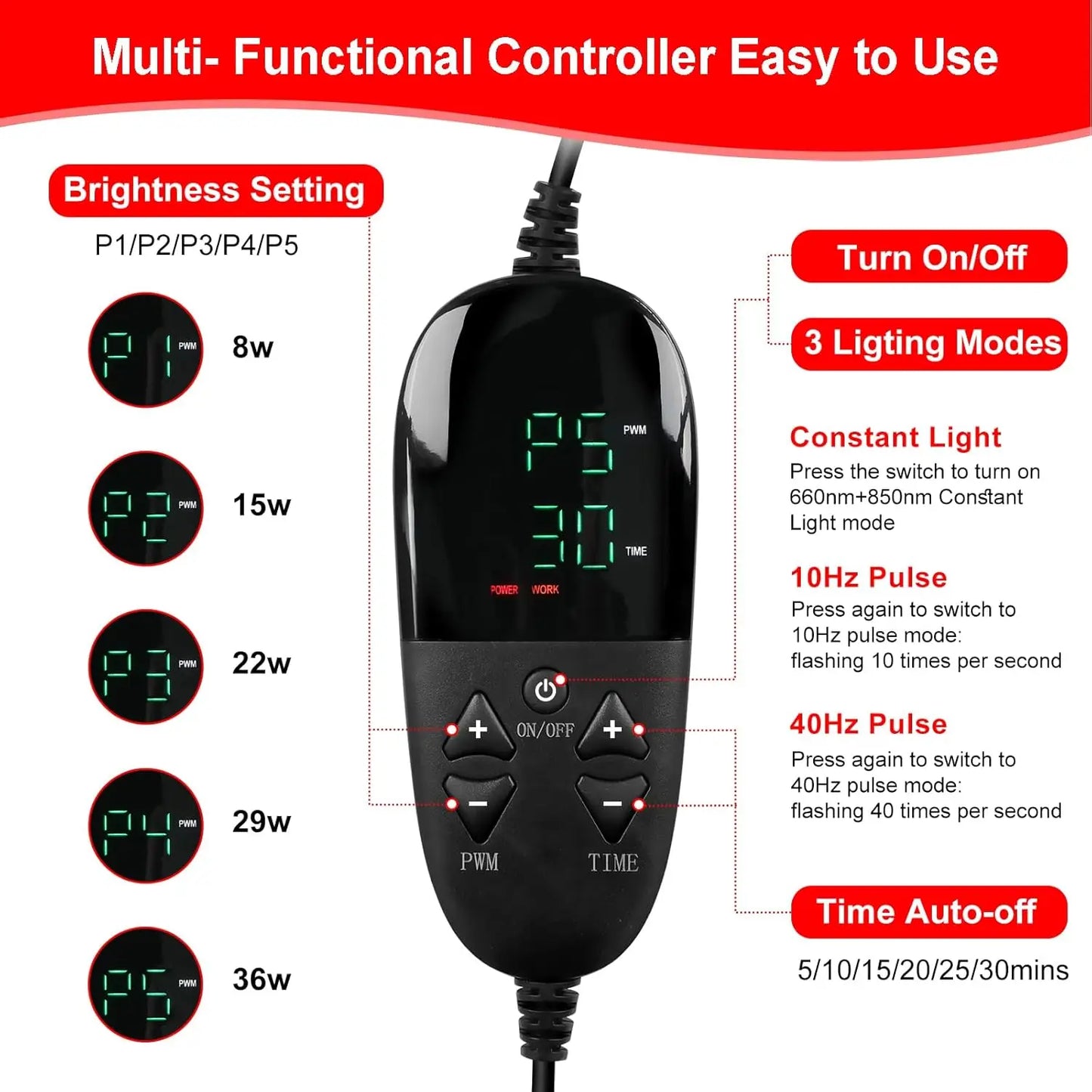 Red Light Therapy Mat Infrared Light Therapy Pad For Body Back Waist Knee Joint Pain Relief 31.6x11.8inch Large Wrap Pad 360LEDs