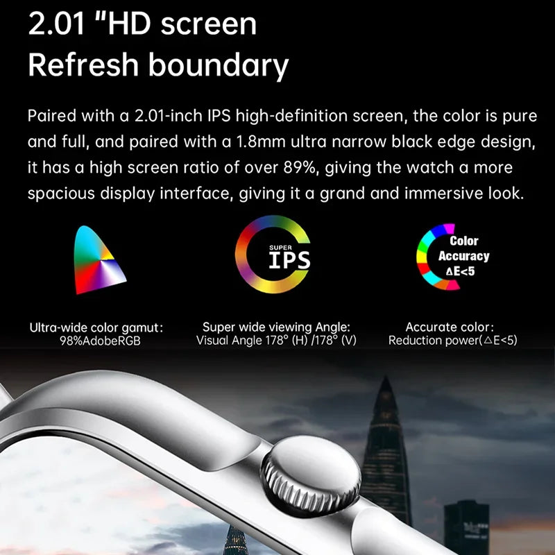 2024 Bluetooth Call Play Music Smartwatch Fitness Clock Sport Waterproof Watches for Men Women  Android