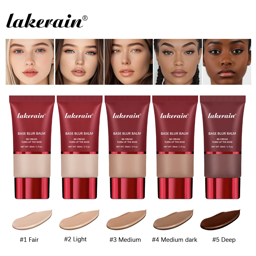 Matte Base Blur Balm Soft Light Focus Matte Cream Coverage Concealer Waterproof Long-lasting Natural Foundation Cosmetics Makeup