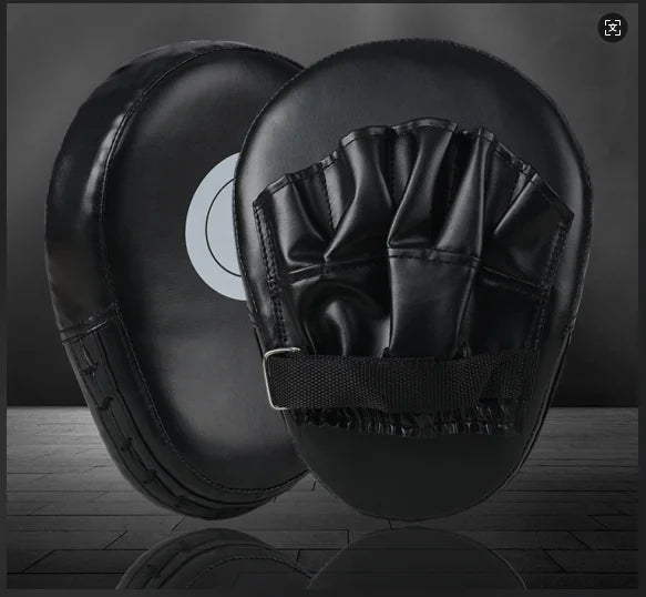 Curved Boxing Hand Target PU Leather Curved Punching Mitts Breathable Boxing Mitts Boxing Focus Pad for Martial Arts Training