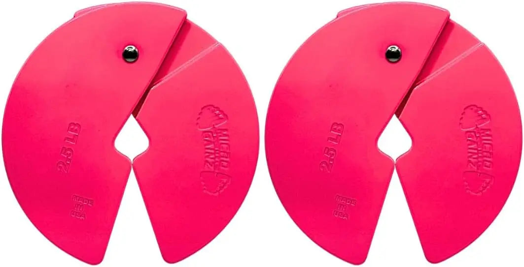 Dumbbell Fractional 2.5 lb Weight Plate, Ideal for Micro Loading, (Choose Color) 2 Piece Fractional Weight Plates.