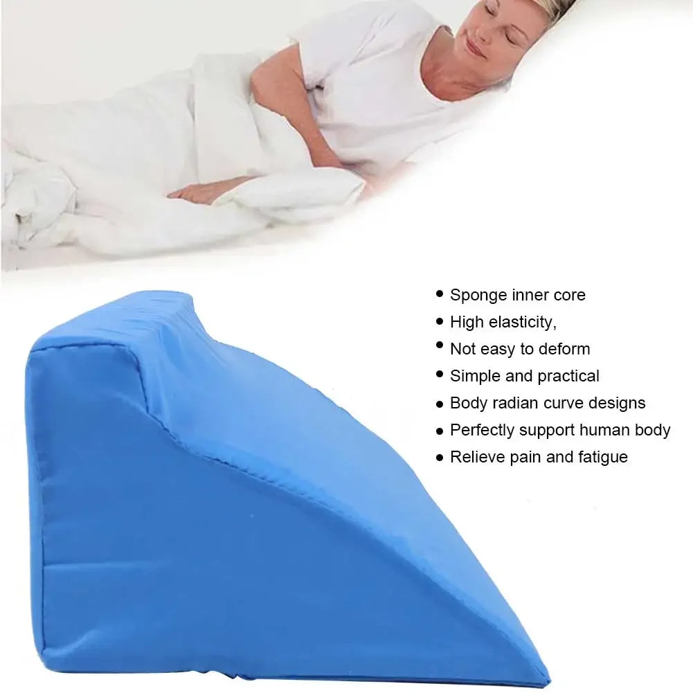 Breathable Nursing Cushion Paralyzed Patients Nursing Cushion Skin Friendly Anti Bedsore Care Triangular Pad (50 x 25 x 15cm)