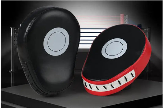Curved Boxing Hand Target PU Leather Curved Punching Mitts Breathable Boxing Mitts Boxing Focus Pad for Martial Arts Training
