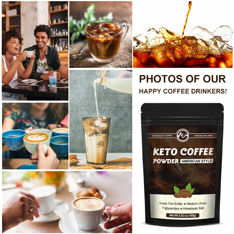 Ketogenic Keto Coffee , Supports Energy & Metabolism, Weight Management, low-carb, Supports Energy Metabolism