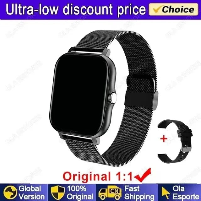 2023 New Bluetooth Answer Call Smart Watch Men Touch Call Fitness Tracker Waterproof Smartwatch Women For Android blood oxygen