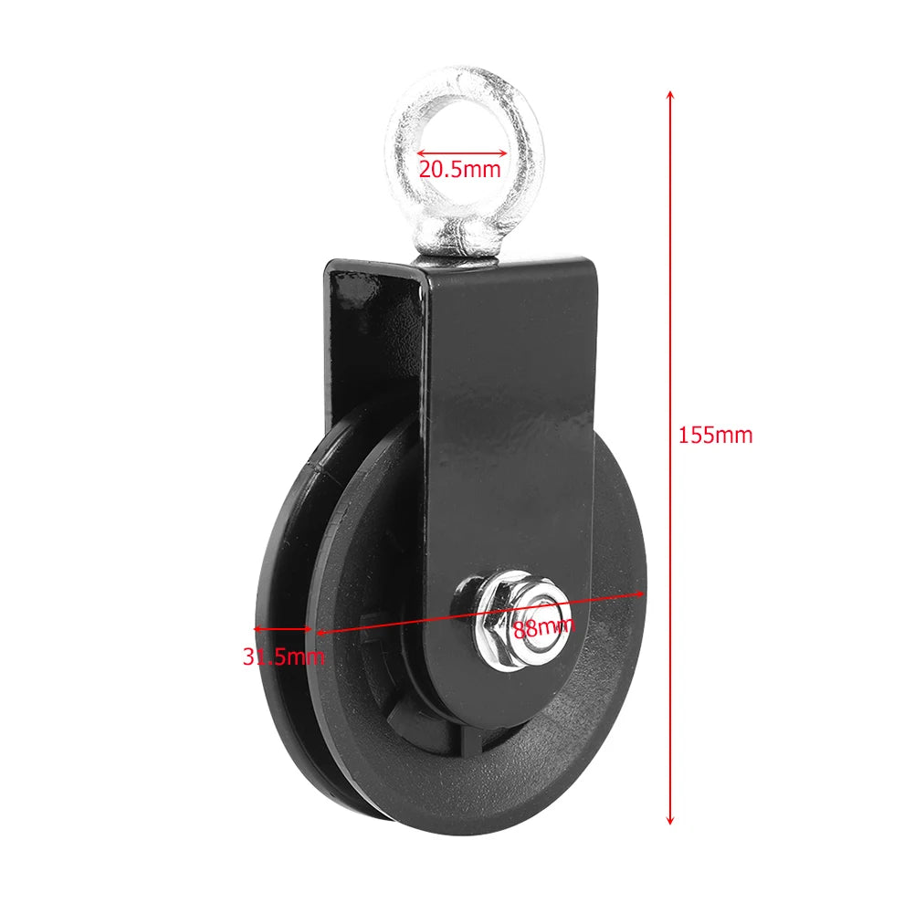 Lifting Pulley Heavy Fitness Workout Stainless Steel Training Bearing Equipment for Working-out Comfortable Decoration