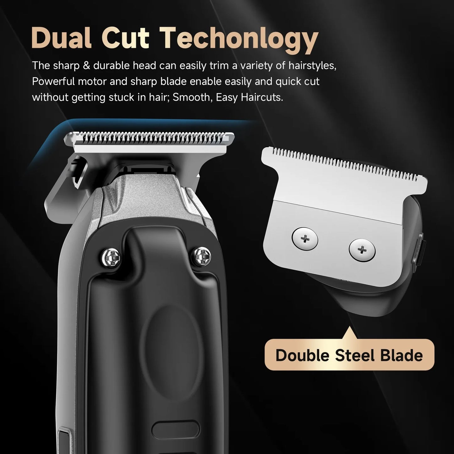 Hair Clippers Men Kids Children Hair Trimmer Professional Cordless Barber Clippers Hair Cutting Kits with LED Display
