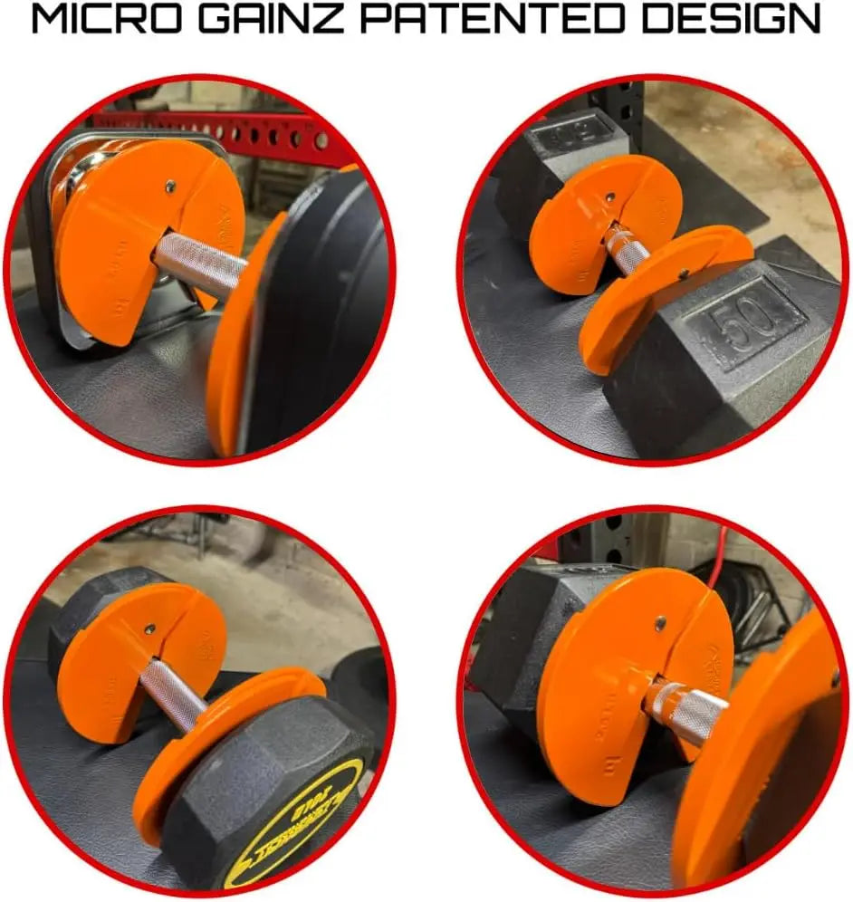 Dumbbell Fractional 2.5 lb Weight Plate, Ideal for Micro Loading, (Choose Color) 2 Piece Fractional Weight Plates.