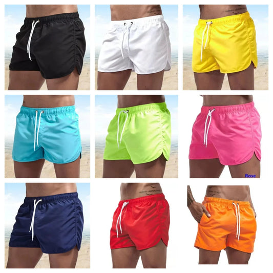 Men's Swimwear Low Waist Surfing Trunk swim short sexy personality Swimsuit male pocket swimming beach board short men bathing