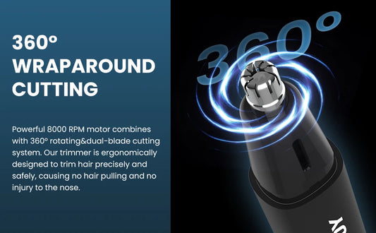 2-IN-1 Ladies Nose Hair Trimmer Male Ear Nose Hair Trimmer Small Electric Trimmer Male Nose Trimmer Business Trip Home Use