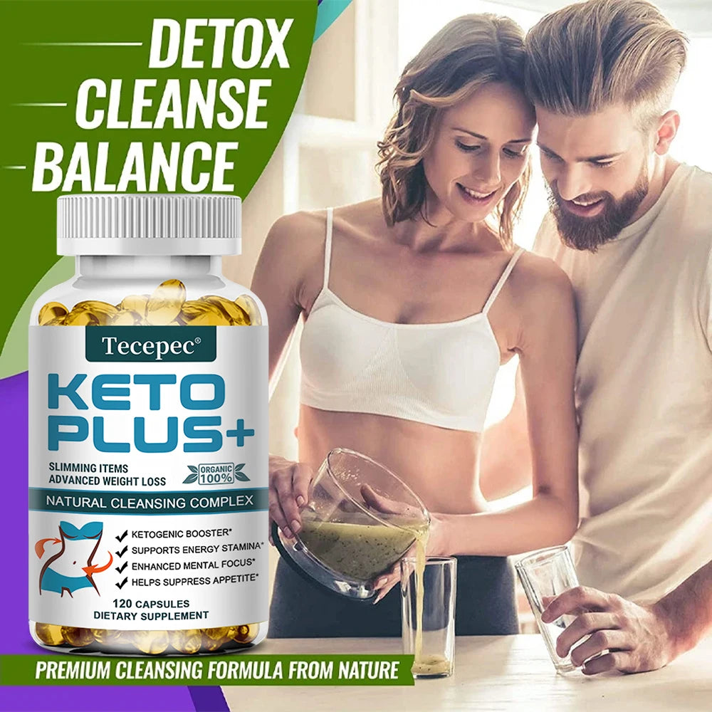Keto Fat Burner - Fat Burner, Supports Energy, Stamina, Mental Focus & Metabolism, Appetite Suppressant, 120 Capsules