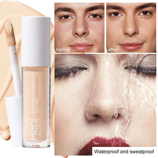 Liquid Concealer-Lightweight Dark Circle Blemish Pore - minimizing Creamy Concealer, Natural Finish For Sensitive Skin Makeup