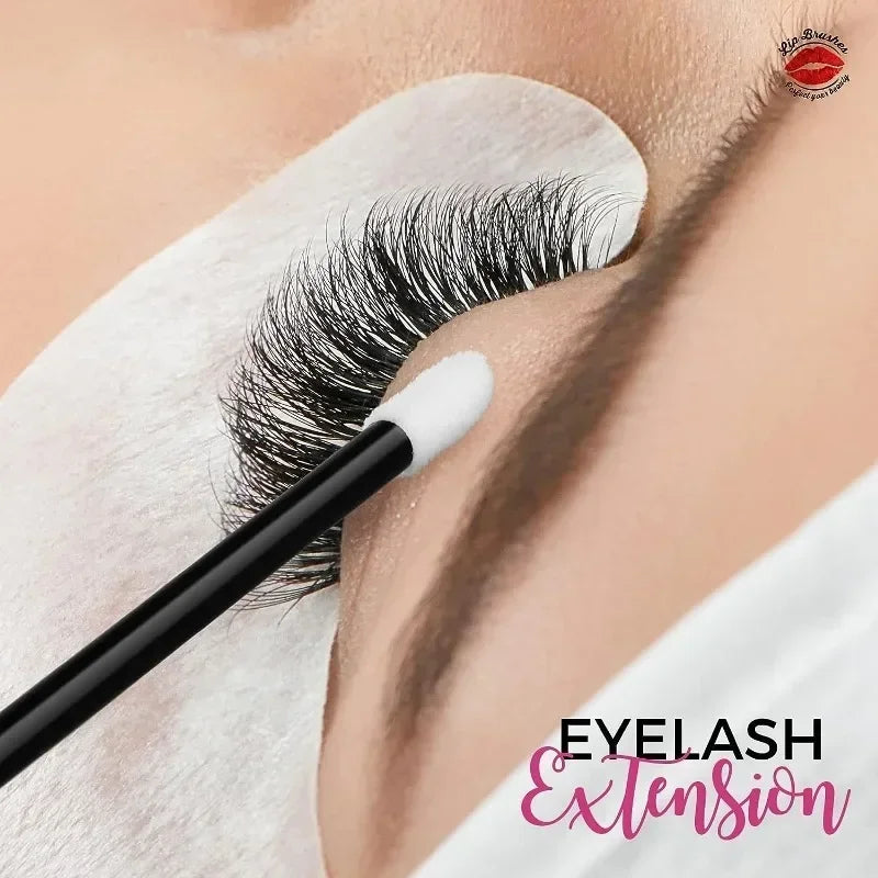 50/100/500pc Disposable Lip Lint Free Applicators  Lipstick Testers Wands Applicators for Makeup Lip Brushes  Makeup Beauty Tool