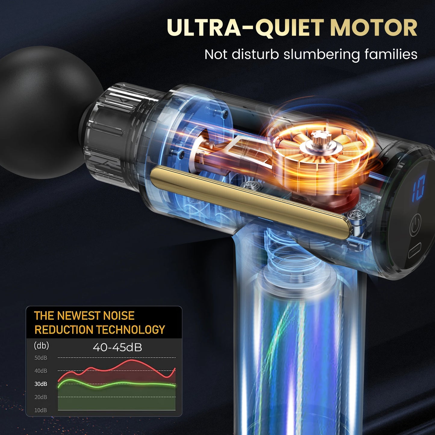 Fascial Machine Muscle Relaxation USB Mini Massage Gun Vibration Gun Massage Fitness Equipment Neck Grasping Fascia Gun