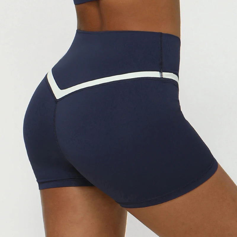 Summer High Waist Yoga Shorts Women Super Stretch Butt Lift Running Shorts Female Breathable Quick Dry Gym Short Sportswear