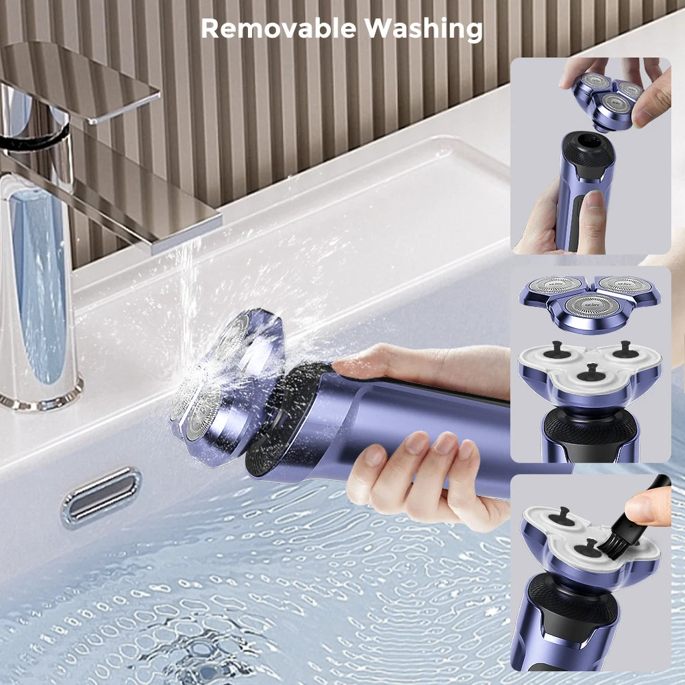 Electric Hair Trimmer Kit for Men Rechargeable Cordless Razor 5 in 1 Clippers Professional Cutting Machine