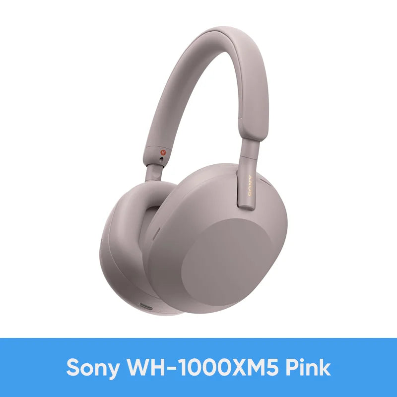 Wireless Noise Canceling Headphones Integrated Processor V1 Soft Fit Leather 30 Hour Battery Life 4 Microphones