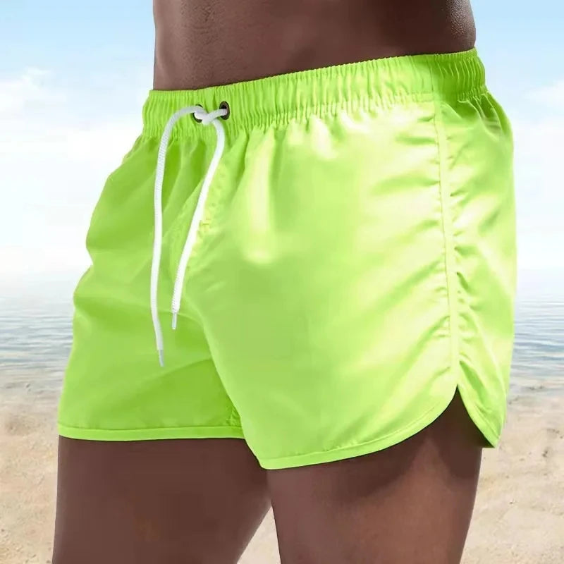 Men's Swimwear Low Waist Surfing Trunk swim short sexy personality Swimsuit male pocket swimming beach board short men bathing