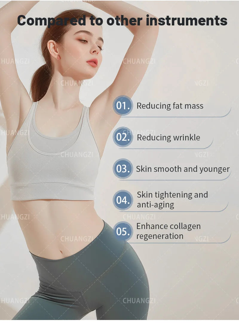 2 in 1 RF ULTRA 360 Body Contouring Cellulite Reduction Face Skin Rejuvenation Tightening Beauty Machine 2025